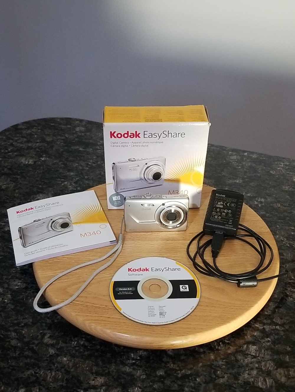 Kodak EasyShare M340 Silver Camera Kit with CD